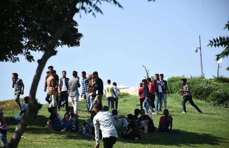 شاهد.. أجواء احتفالات المواطنين بعيد الأضحى من حديقة الأزهر