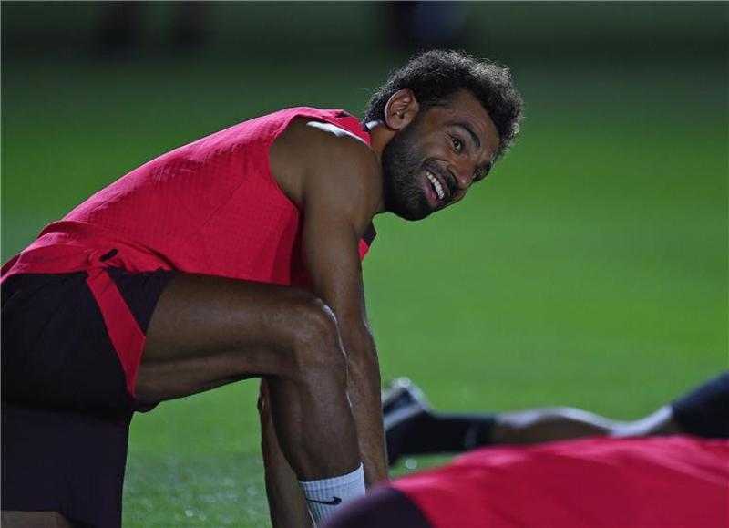 محمد صلاح يشارك في تدريبات ليفربول استعدادا لـ مانشستر يونايتد.. صور