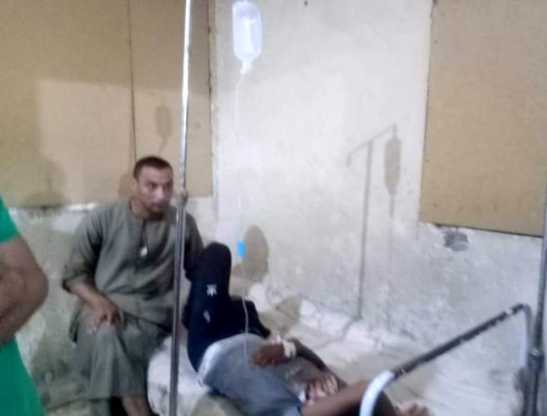 أحد الأطفال المصابين بالتسمم 