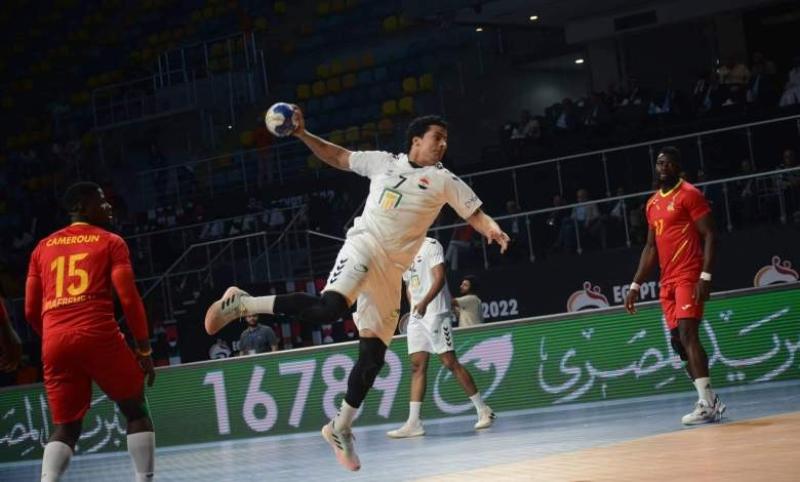 منتخب مصر لكرة اليد يتقدم على الكاميرون في بطولة أمم إفريقيا