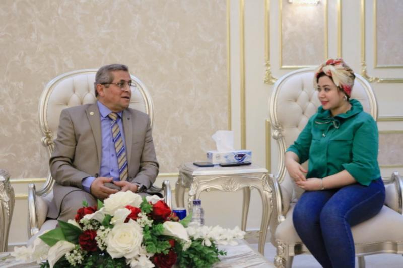 محررة مصر 2030 مع رئيس مصنع 27 الحربي