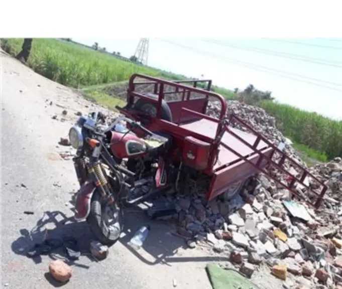 وفاة شاب وإصابة 2 آخرين في تصادم  بأبوتشت