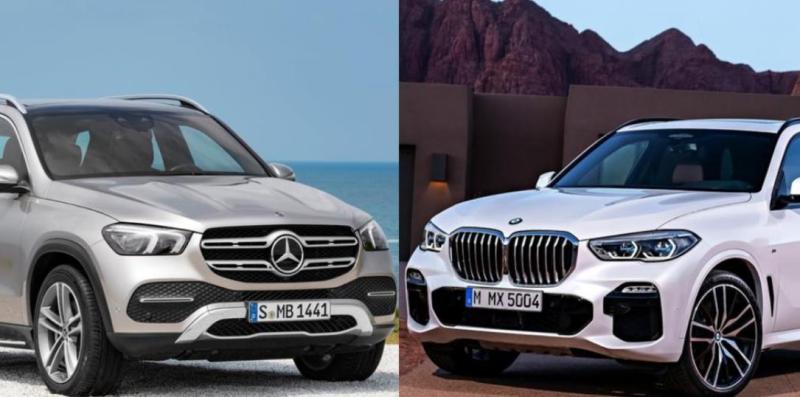 مرسيدس GLE 450 وبي إم دبليو X50 موديل 2022