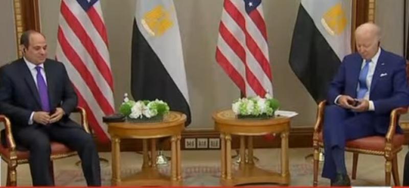 بايدن: القيادة المصرية رشيدة تمثل دعامة رئيسية لصون السلم.. فيديو