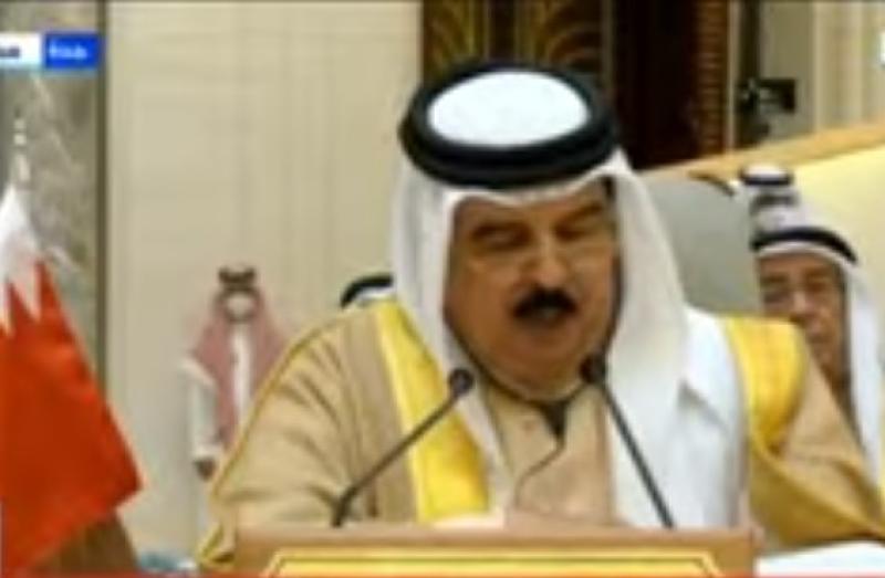 ملك البحرين: آن الآون لحتمية إنهاء أزمتي فلسطين واليمن «فيديو»