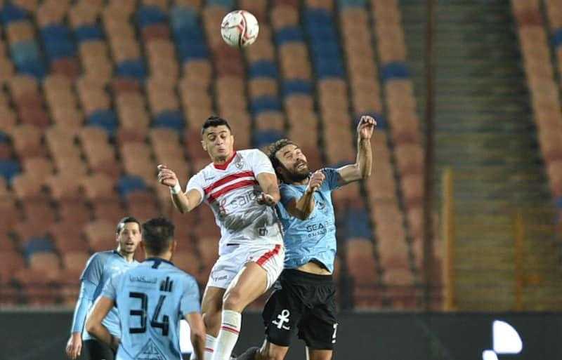 التعادل السلبي يسيطر على الشوط الأول بين الزمالك والمحلة