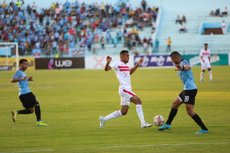 الزمالك ضد غزل المحلة