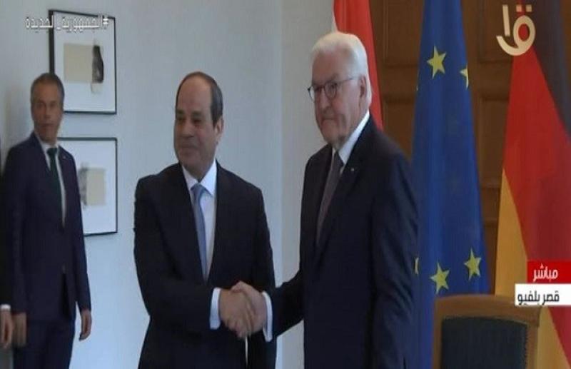 الرئيس الألماني يستقبل الرئيس السيسي