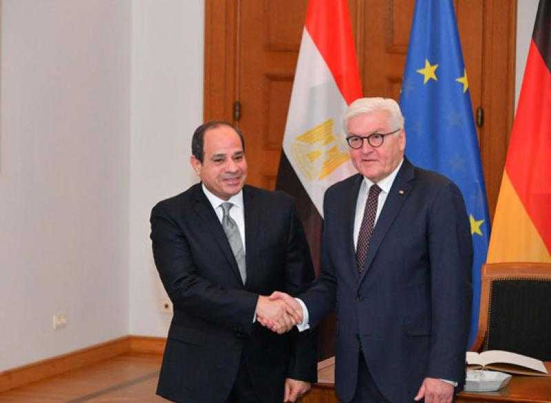 انتهاء لقاء الرئيس السيسي ونظيره الألماني في برلين