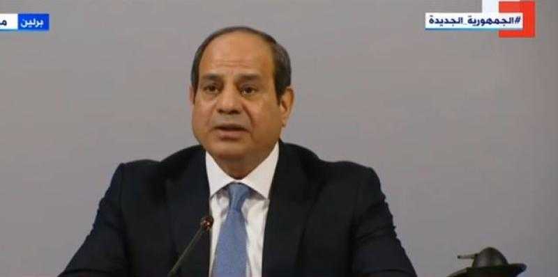 السيسي: تغير المناخ بات يمثل تهديدًا وجوديًا للدول