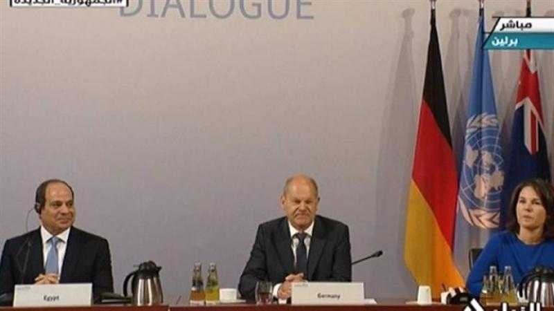 السيسي يتجه إلى المستشارية الألمانية للقاء أولاف شولتس