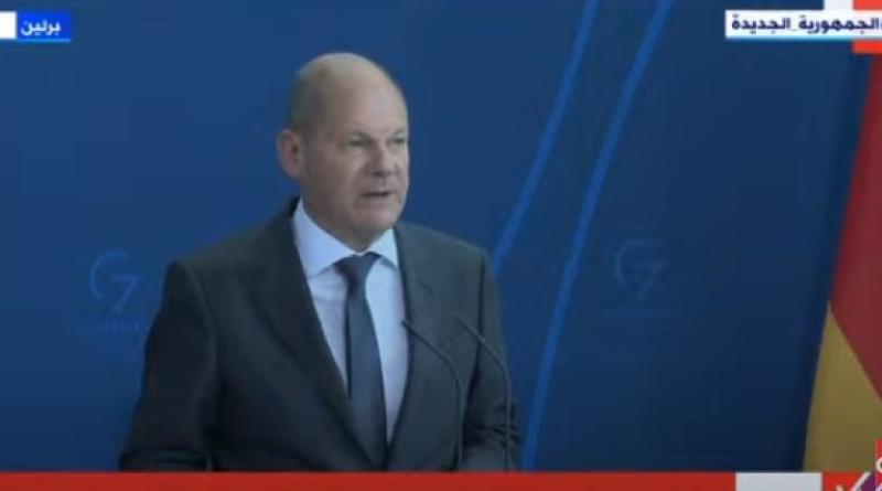 المستشار الألماني: تسريع وتيرة العمل لإنجاح مؤتمر المناخ بشرم الشيخ