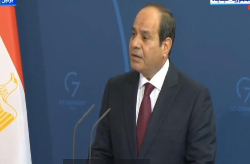 السيسي: الوضع الحالي يتطلب من الجميع التحلي بالمسئولية
