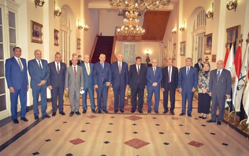 رئيس مجلس الدولة يستقبل رئيس المحكمة الدستورية