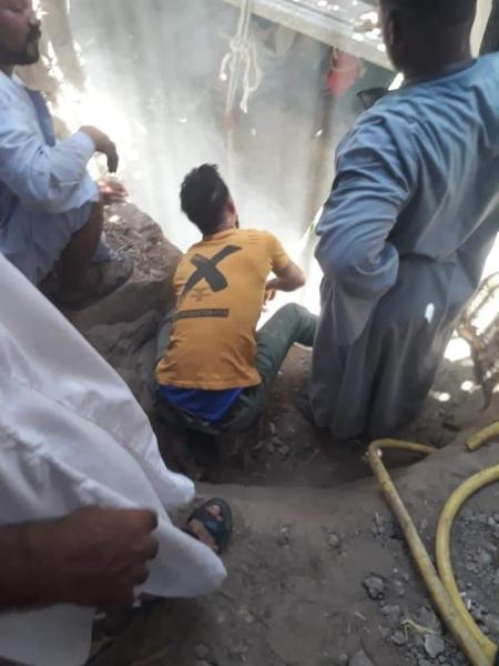  انهيار حفرة داخل منزل بقرية العركي في قنا 