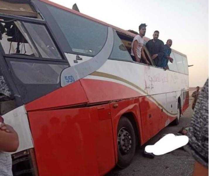 كلهم عمال.. ننشر أسماء الـ 26 مصابا في انقلاب أتوبيس بالسويس