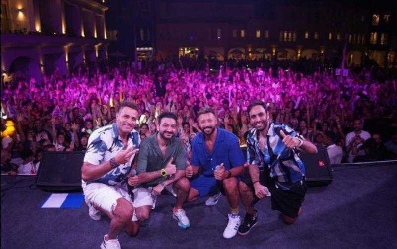 أحمد شامي يشارك جمهوره بصور من حفله مع «واما» في الساحل الشمالي