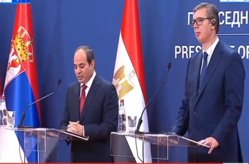 السيسي يكشف نتائج مباحثاته مع نظيره الصربي حول تغير المناخ