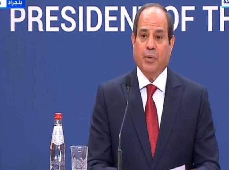 السيسي يدعو رجال الأعمال في صربيا للاستثمار في مصر