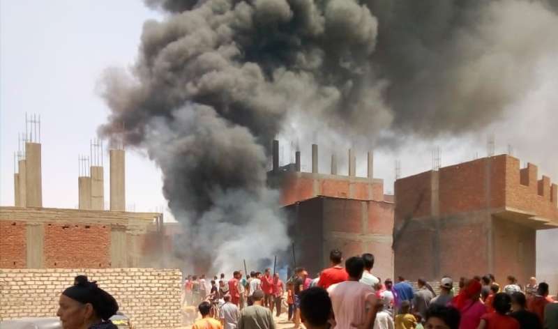 صورة من الحريق