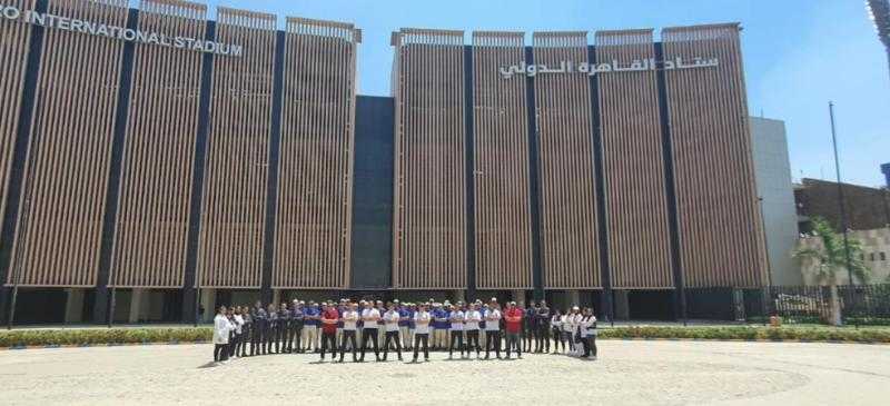 انتشار أمني باستاد القاهرة قبل انطلاق مباراة الأهلي والزمالك.. صور