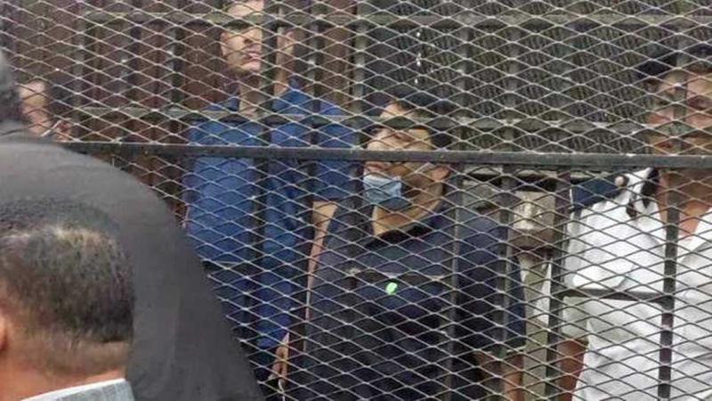 صورة من جلسة محاكمة قاتل المذيعة شماء جمال