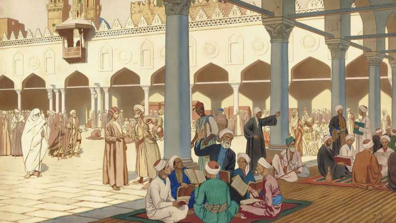 كتاتيب تحفيظ القرآن في الجامع الأزهر قبل عشرات السنين