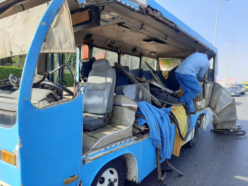 أتوبي حادث طريق السويس