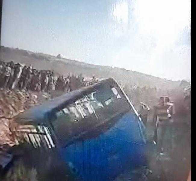 النيابة تستمع لأقوال المصابين في حادث انقلاب أتوبيس بالعجوزة