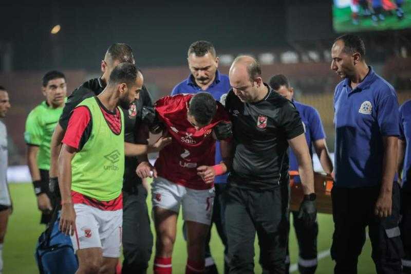 تفاصيل إصابة عمرو السولية في مباراة الأهلي والجونة | خاص
