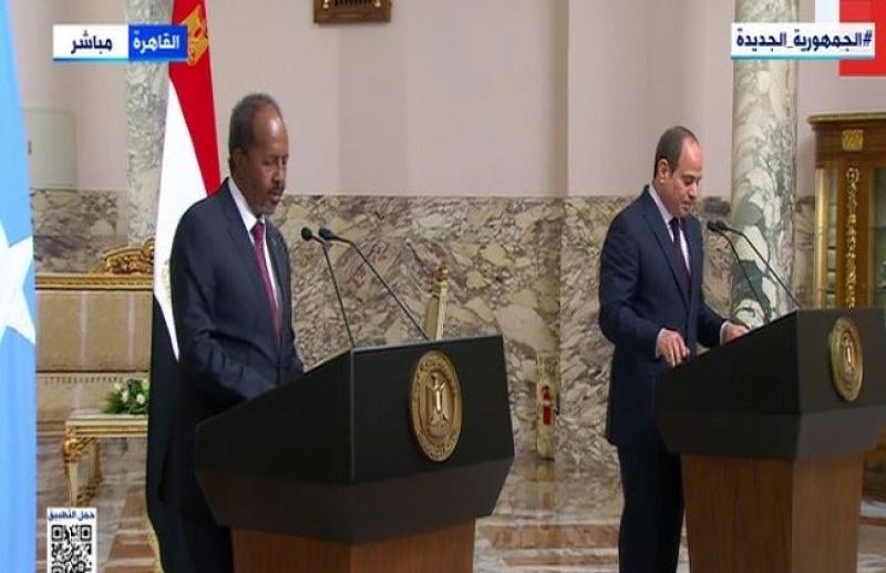 السيسي: مصر تدعم التنمية في الصومال من أجل تخطي التحديات الراهنة