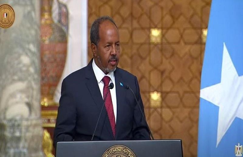 الرئيس الصومالي: ممتن لدعم مصر إعادة بناء بلادنا