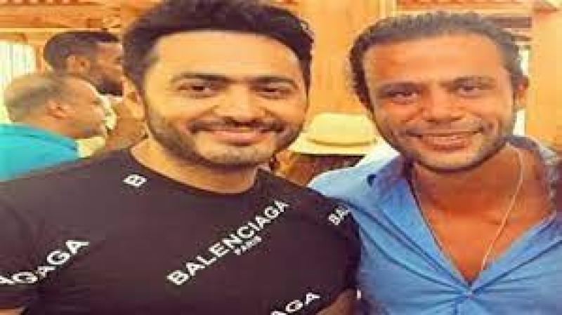  محمد عادل إمام وتامر حسني