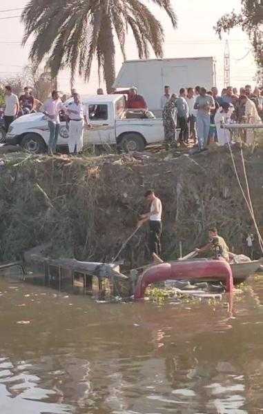 مصرع وإصابة 28 شخصًا في «سقوط أتوبيس» بترعة المريوطية