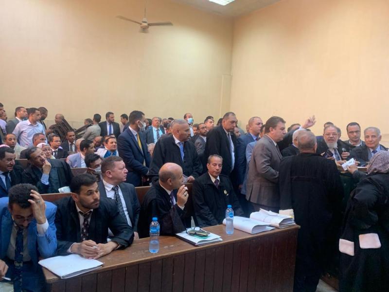 جانب من فعاليات المحاكمة 