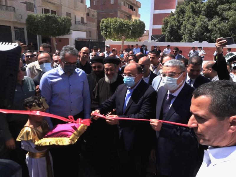 أثناء افتتاح مسار العائلة المقدسة 