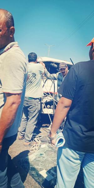 حادث في طريق منيا القمح الزقازيق