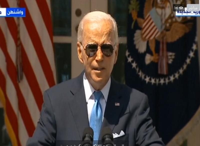 شاهد.. أول تعليق من «بايدن» بعد تعافيه من كورونا