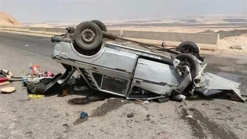 إصابة 7 أشخاص في انقلاب سيارة بكفر الشيخ