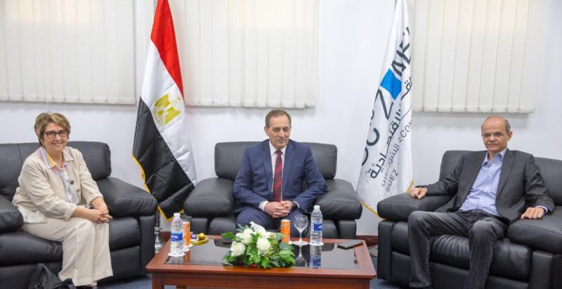 اقتصادية قناة السويس تستقبل وفداً من دار السك الكندية الملكية