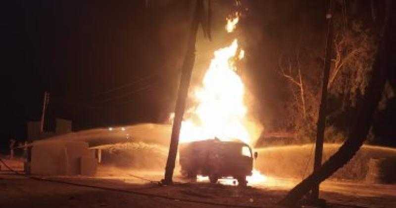 حريق هائل داخل شركة غزل ونسيج في حلوان دون إصابات