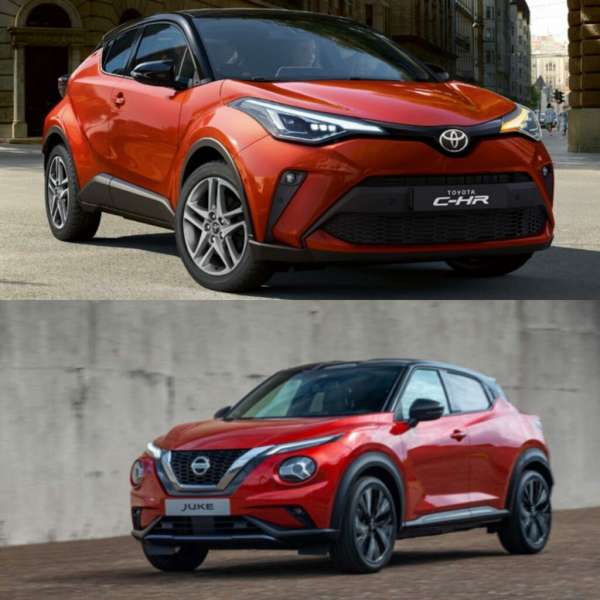 نيسان جوك وتويوتا C-HR موديل 2022