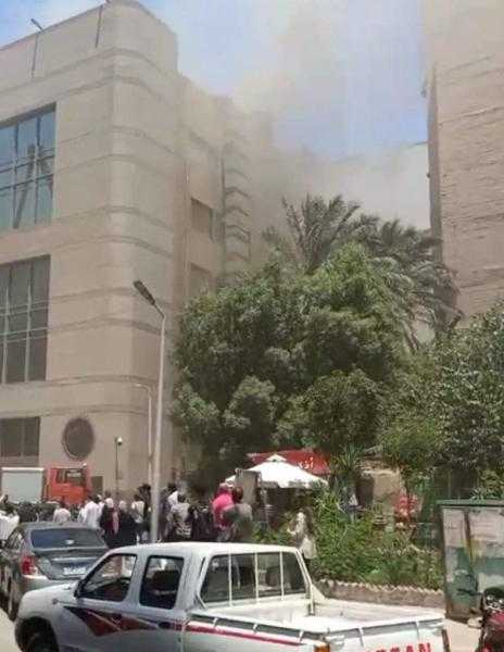 إخماد حريق بمحيط فندق هيلتون رمسيس بوسط القاهرة