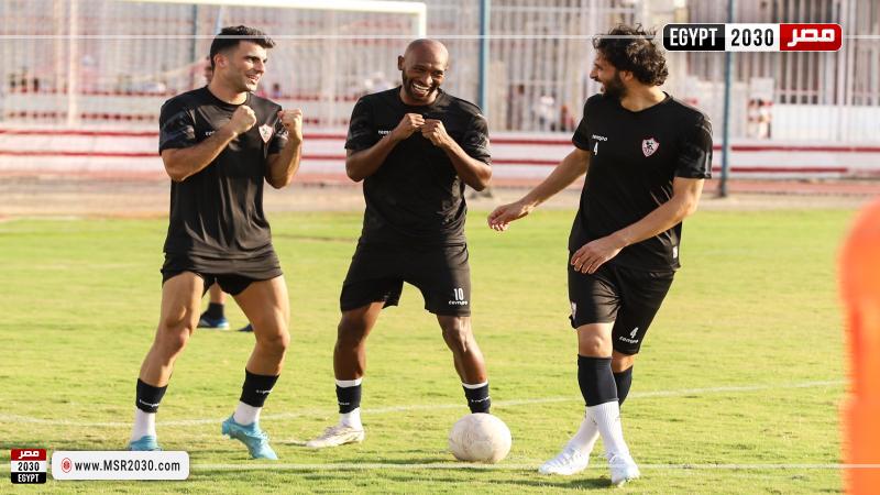 محمود علاء وشيكابالا وزيزو