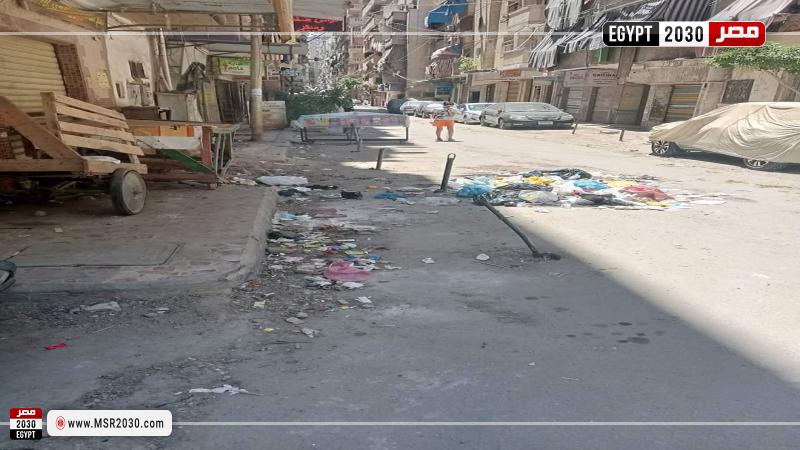 القمامة في شوارع الإسكندرية 