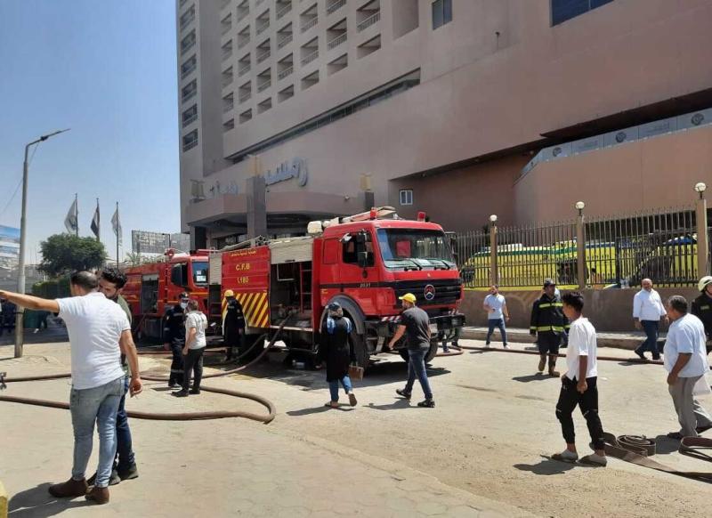 32 مصابًا بينهم 17 من رجال الإطفاء في حريق هيلتون رمسيس