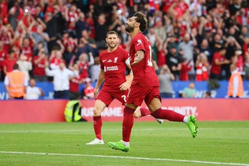 بقيادة صلاح.. ليفربول يضرب السيتي بثلاثية ويتوج بكأس الدرع الخيرية