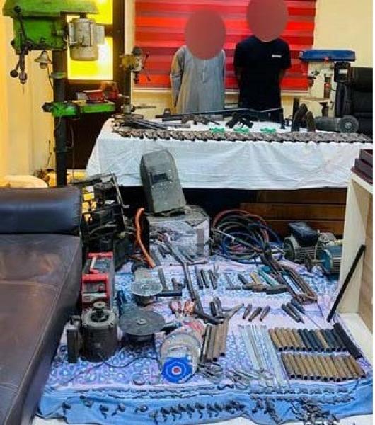 ضبط ورشة لتصنيع الأسلحة داخل منزل بمحافظة الفيوم