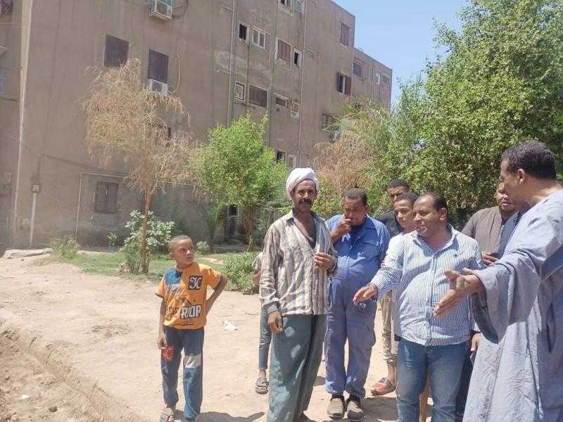 استجابة لطلب أحد المواطنين.. إنشاء حديقة عامة بمدينة «دشنا»