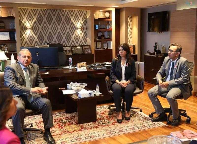 وفد من «بهية» يزور البنك الأهلي المصري على دعمه للمؤسسة